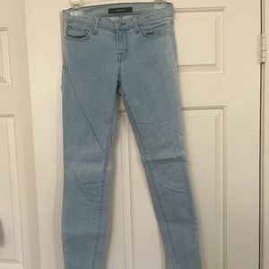 JBrand light blue jeans skinny leg size 25